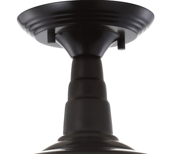 Gabe 10.2" Metal LED Semi Flush Mount - JONATHAN Y